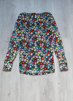 Яркая блуза в цветочный принт 1+1=3