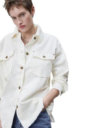 Оверсайз куртка рубашка zara