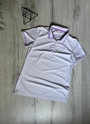 Under armour женская спортивная футболка поло