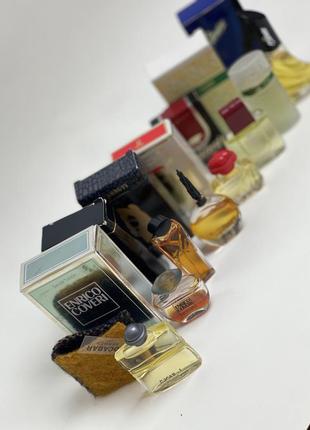 Hermès,lancôme,nino cerruti,enrico coveri,guy laroche,lancetti,atkinsons,bizarre,