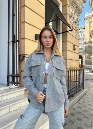 Теплая женская рубашка