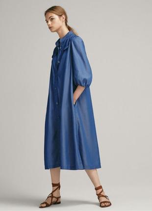 Платье рубашка massimo dutti3 фото