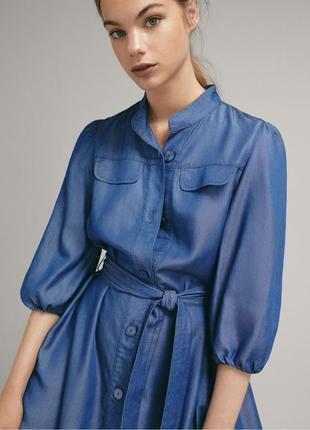 Платье рубашка massimo dutti4 фото