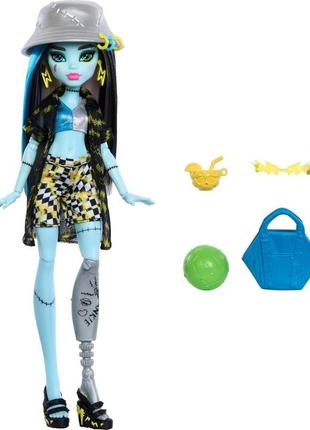 Базова лялька monster high scare-adise island frankie stein з купальником