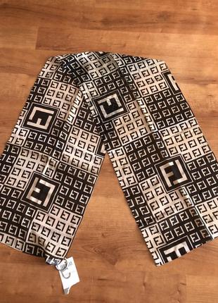 Из будапешта: длинный шарфик,(140х30);стиль fendi.(made in italy)-качество!универсален!