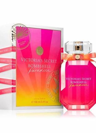 Парфюмированная вода bombshell paradise от victoria's secret, 100 мл