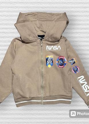 Pepco худи на флисе nasa теплая кофта на молнии
