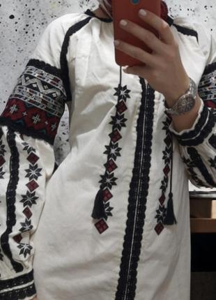 Вышитая рубашка, платье вышиванка