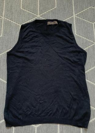 Вʼязана жилетка zara чорна