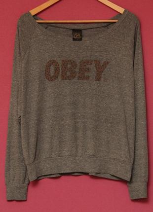 Obey propaganda m-l толстовка из хлопка меланж мексика