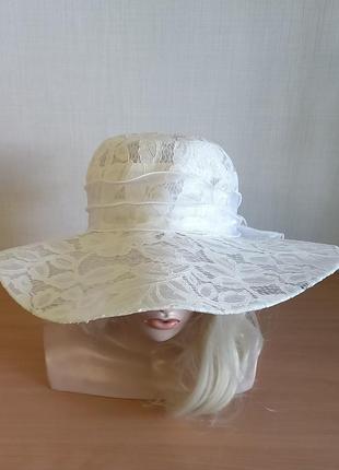 Шляпа кружевная