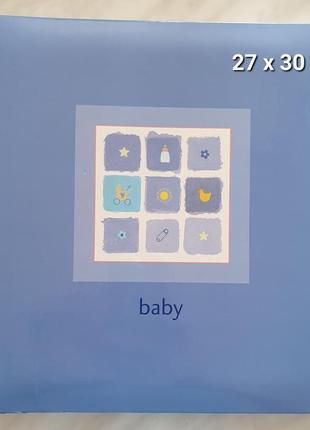 Новий! фото альбом baby розмір 27,5 см х 30,5 см, 29 стор., переклад-х
