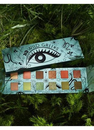Крутая эльфийская палетка теней urban decay wild greens