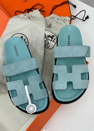 Шльопанці шипри hermes