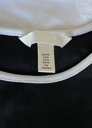 Топ жіночий чорний h&m m3 фото