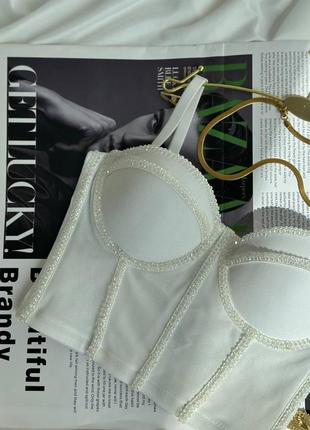 Невероятный топ бюстье корсет