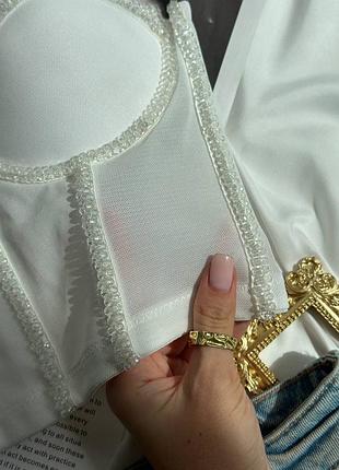 Невероятный топ бюстье корсет