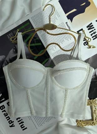 Невероятный топ бюстье корсет