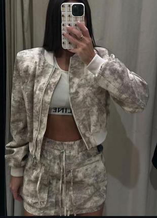 Куртка бомпер zara