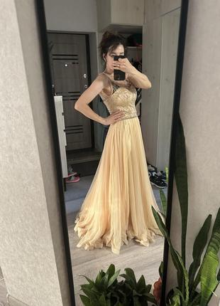 Бальна сукня пляття в пол саяткове випускне