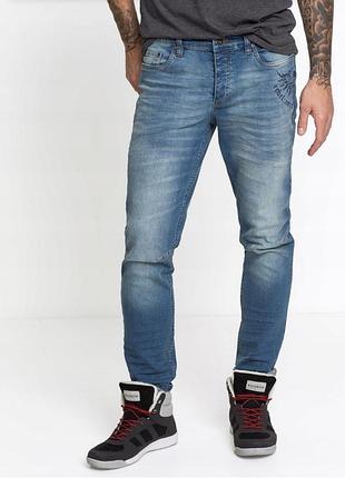 Мегакруті стрейчеві джинси з потертостями батал rainbow bonprix