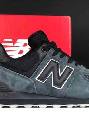 Мужские кроссовки Газеллес New Balance 1082 19 серые с черным4 фото