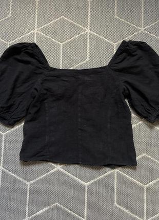 Стильная коттоновая блуза h&amp;m 5