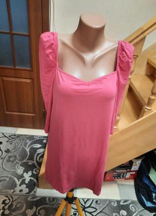 Нова віскозна трикотажна футболка, реглан, наш 52- 54 розмір Бомпер bonprix