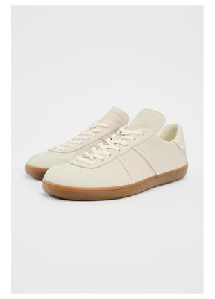 Кожаные кроссовки zara