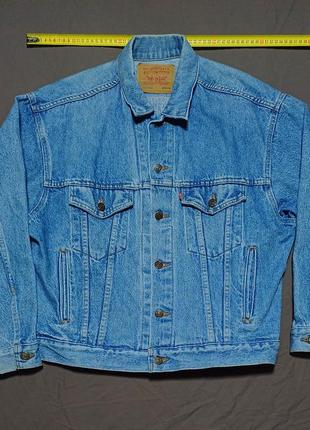 Плечи 56 см vintage levis 70507-4890 куртка size medium made in ausa