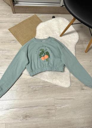 Укороченный свитшот от monki