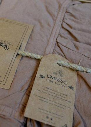 Шикарный комплект постельного белья limasso вареный хлопок туречки