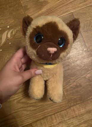 Мягкая игрушка кот глазастик