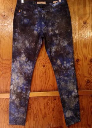 Джинси жіночі у абстрактний принт cheyenne 30, високий зріст