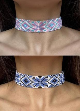 Гердан (чокер) з бісеру