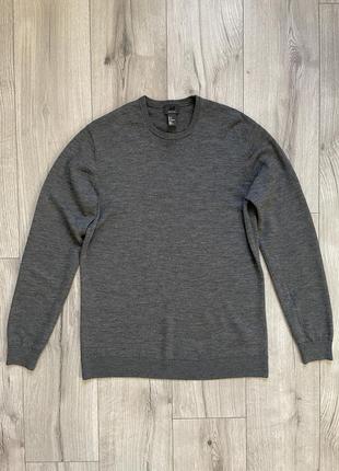 Светр h&m premium merino wool m-ка