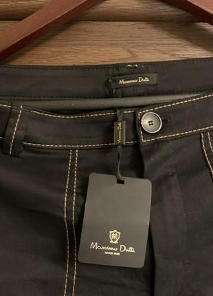 Новые (с бирками ) брюки massimo dutti черные брюки с контрастными швами. zara centrerad calvin klein2 фото