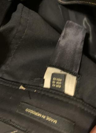 Новые (с бирками ) брюки massimo dutti черные брюки с контрастными швами. zara centrerad calvin klein5 фото