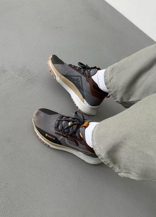 Кросівки nike react pegasus trail 4 gore-tex brown/grey 8