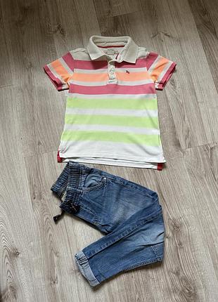 Футболка h&m 110-116 поло тенниска zara