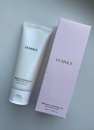Корейський гель для очищення обличчя femmue brilliant cleansing gel
