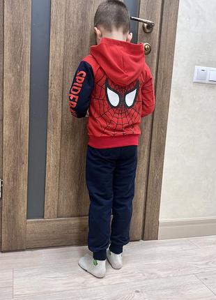 Костюм человек павук spider 98-128 осінній спортивний костюм
