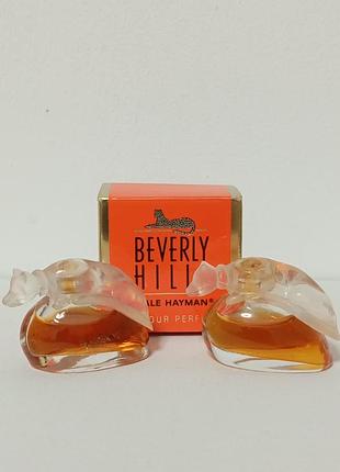 Оригинальная винтажная редкостная миниатюра beverly hills от gale hayman чистый парфюм