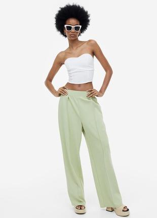 Свободные брюки с широкими штанинами h&m