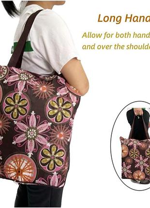 Велика фірмова сумка, шоппер, застібка-блискавка,складається в гаманець