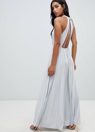 Максіплаття з високим коміром asos design