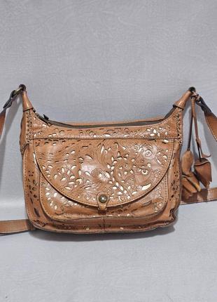 Вінтажна шкіряна сумка patricia nash