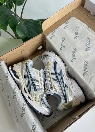 Жіночі кросівки asics gel-kayano 14 white/black2 фото