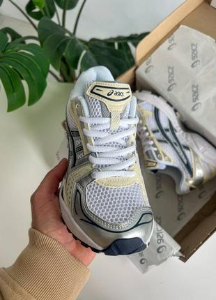 Женские кроссовки asics gel-kayano 14 white/black7 фото