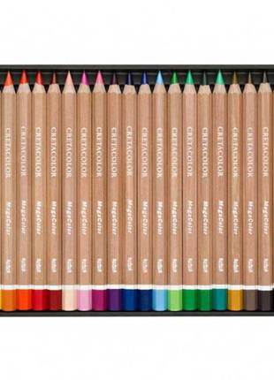 Набір кольорових олівців megacolor 24 шт cretacolor2 фото